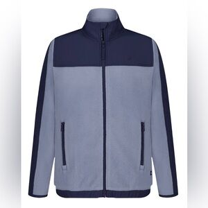 Nautica Boy's Polar Zip-Up Jacket in Washed, Size Large (14-16)